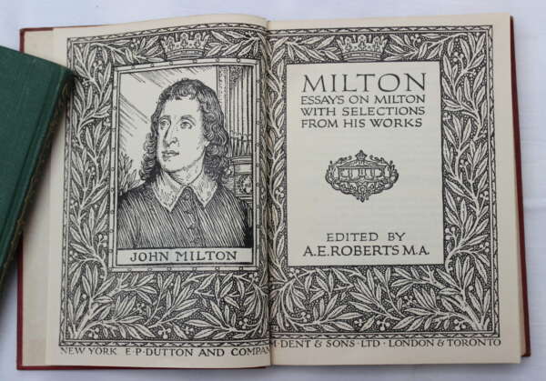 Milton - Essays on Milton with Selections from his Works