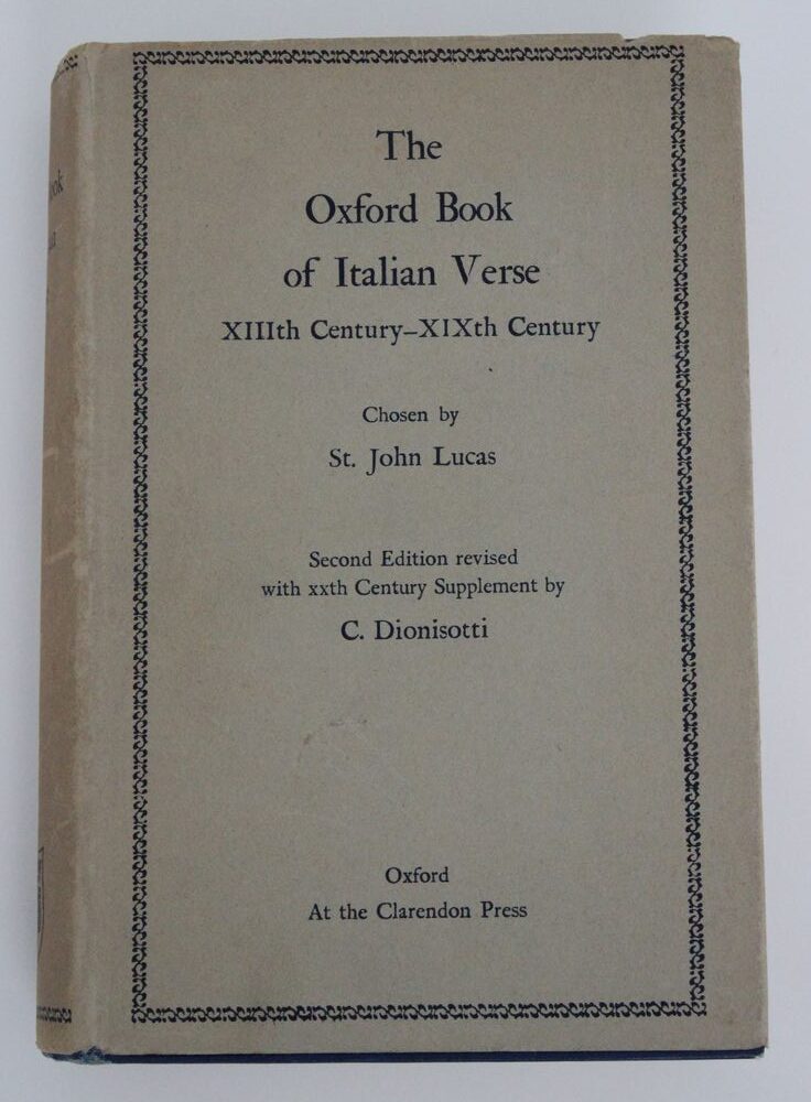 The Oxford Book of Italian Verse