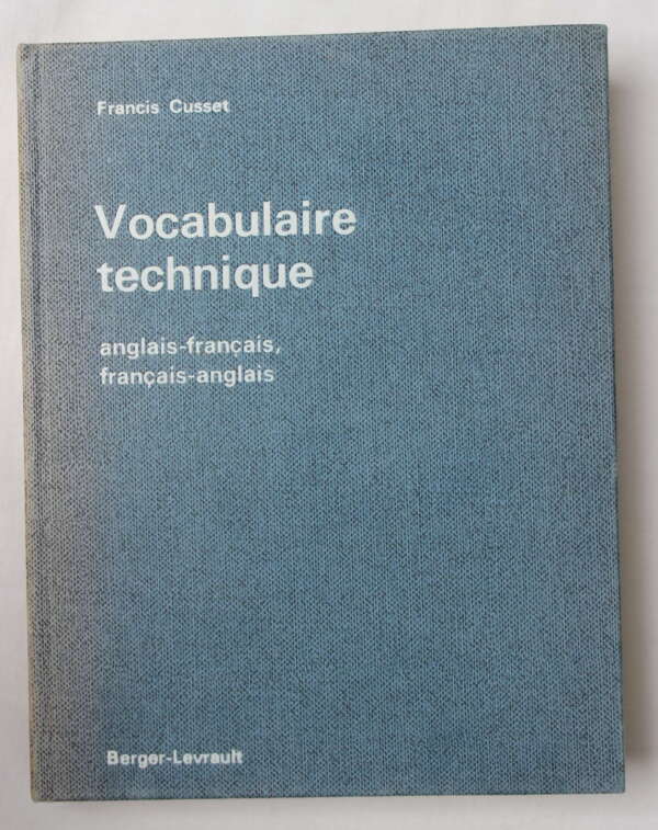 Vocabulaire Technique